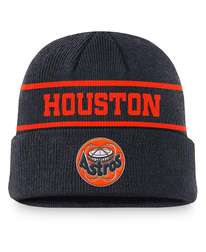 Nike Men's Navy Houston Astros Cooperstown Collection Rewind Terra Cuffed Knit Hat