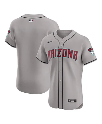 Nike Men's Gray Arizona Diamondbacks Vapor Premier Elite Patch Jersey