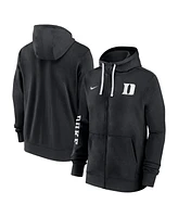 Nike Men's Black Duke Blue Devils 2024 Sideline Full-Zip Hoodie