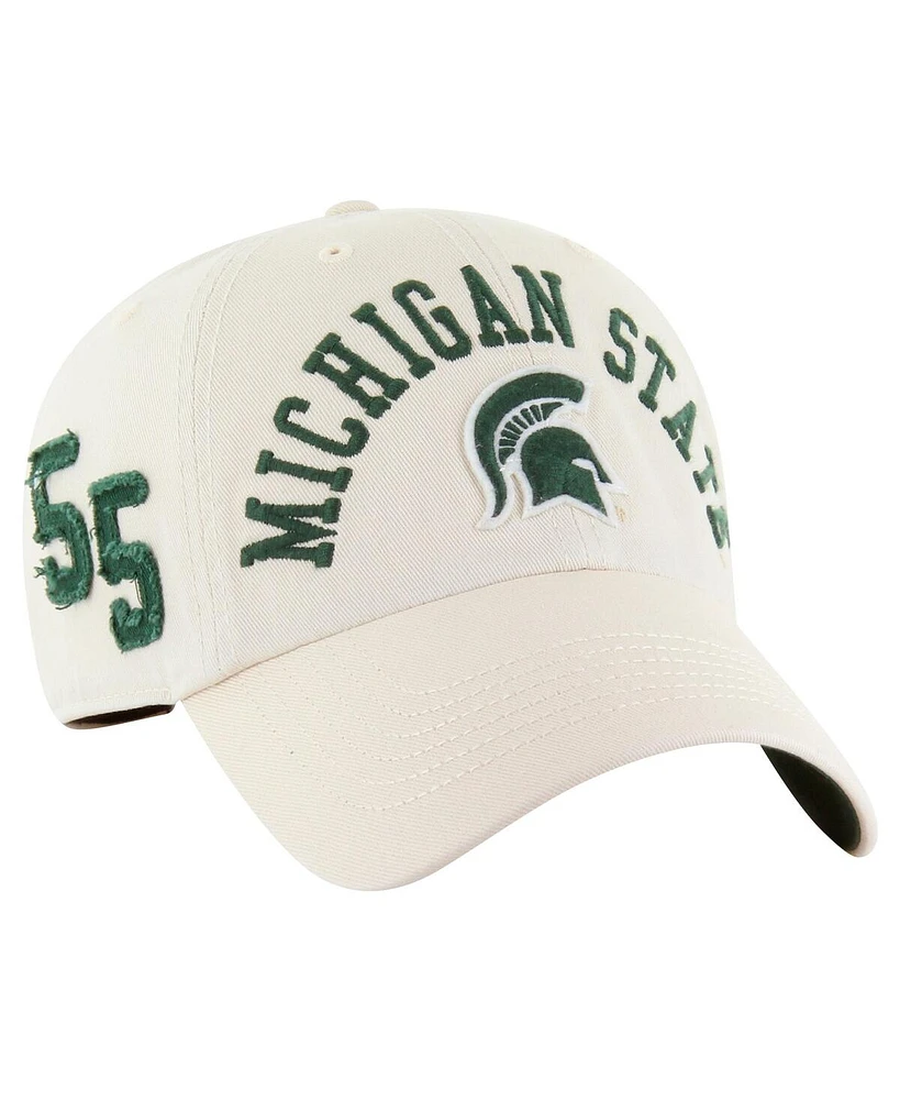 '47 Brand Men's Khaki Michigan State Spartans Clubhouse Faber Clean Up Adjustable Hat