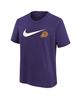 Nike Big Boys and Girls Purple Phoenix Suns Swoosh T-Shirt