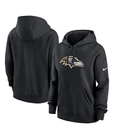 Nike Women's Black Baltimore Ravens Club Fleece Pullover Hoodie