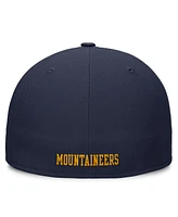 Nike Men's Navy West Virginia Mountaineers On-Field Pro Fitted Hat