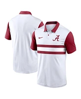 Nike Men's White Alabama Crimson Tide Primetime Campus Vapor Performance Polo