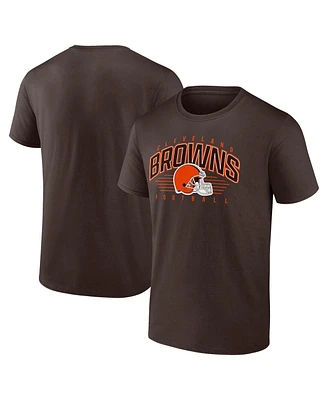 Fanatics Men's Brown Cleveland Browns Line Clash T-Shirt