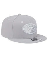 New Era Men's Gray San Francisco 49ers Color Pack 9FIFTY Snapback Hat