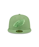 New Era Men's Green Philadelphia Eagles Color Pack 59FIFTY Fitted Hat