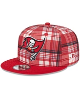 New Era Men's Red Tampa Bay Buccaneers 2024 Sideline Statement 9FIFTY Snapback Hat