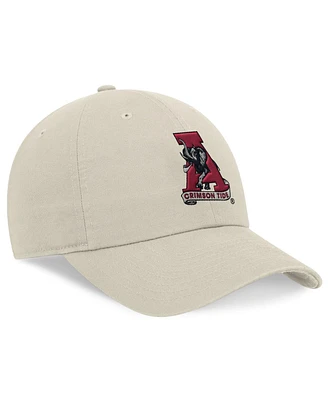 Nike Men's Stone Alabama Crimson Tide Legacy Club Swoosh Performance Adjustable Hat