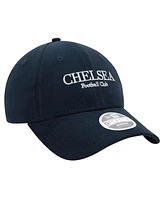 New Era Women's Navy Chelsea Suede 9FORTY Adjustable Hat