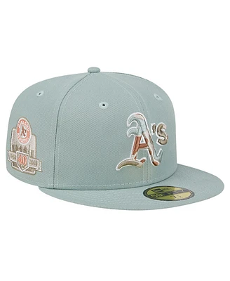 New Era Men's Green Oakland Athletics Spring Forest 59FIFTY Fitted Hat