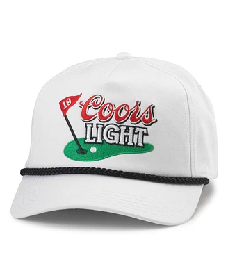 American Needle Men's White Coors Roscoe Golf Adjustable Hat