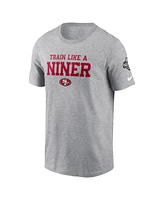 Nike Men's Heather Gray San Francisco 49ers 2024 Nfl Training Camp Legend Performance T-Shirt