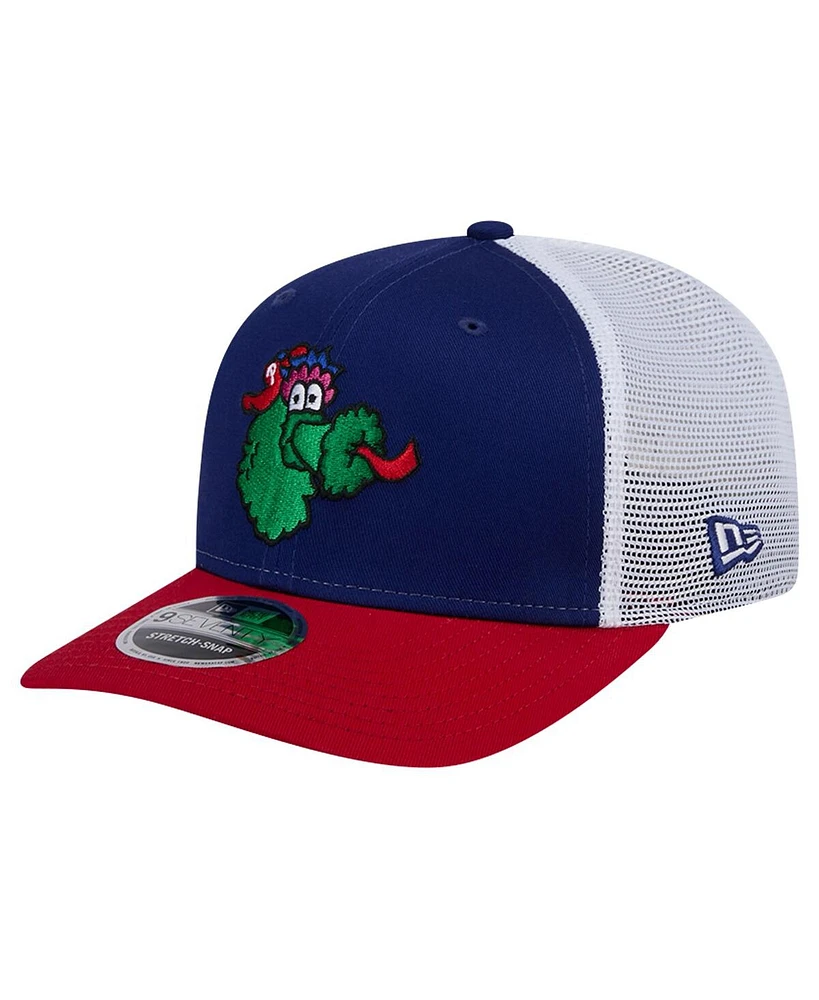 New Era Men's Royal Philadelphia Phillies Phanatic 9SEVENTY Trucker Snapback Hat