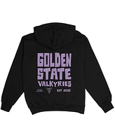 Playa Society Men's and Women's Eclipse Black Golden State Valkyries Pullover Hoodie