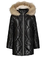 Calvin Klein Toddler and Little Girls Diamond Quilt Puffer Jacket