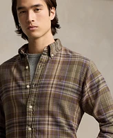 Polo Ralph Lauren Men's Classic-Fit Plaid Brushed Flannel Shirt
