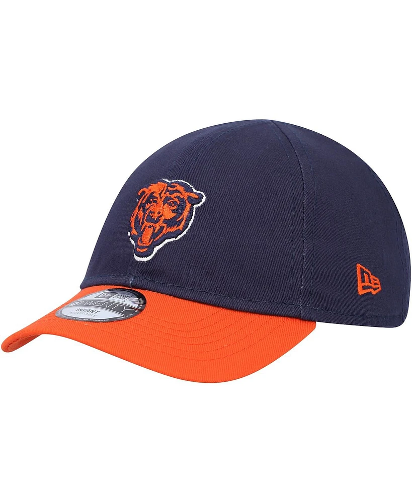 New Era Baby Navy/Orange Chicago Bears My 1st 9TWENTY Adjustable Hat