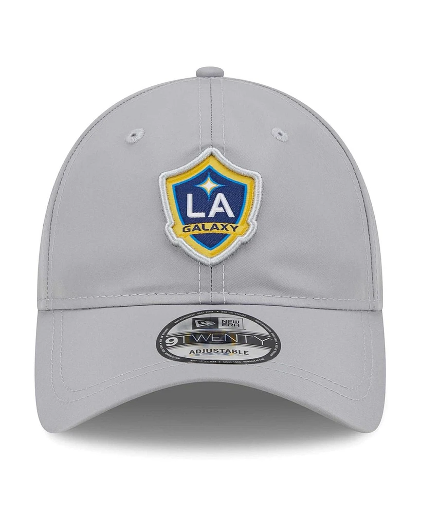 New Era Men's Gray La Galaxy Active 9TWENTY Adjustable Hat