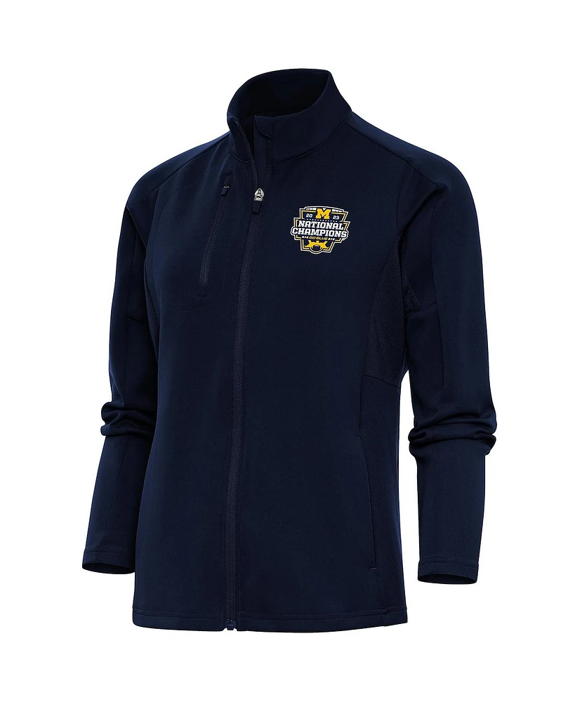 Antigua Women's Michigan Wolverines College Football Playoff 2023 National Champions Generation Full-Zip Jacket