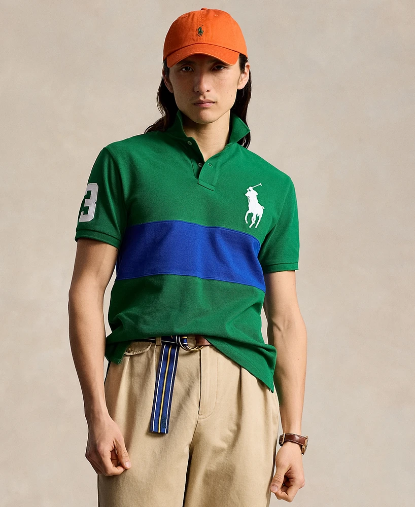 Polo Ralph Lauren Men's Custom Slim-Fit Big Pony Mesh Shirt