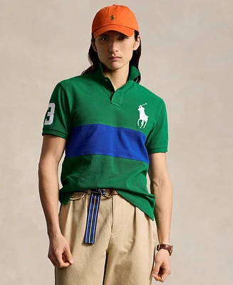 Polo Ralph Lauren Men's Custom Slim-Fit Big Pony Mesh Shirt