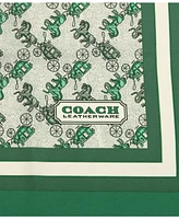 Coach Women's Horse and Carriage Print Silk Square Scarf