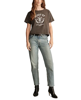 Lucky Brand Women's Mid Rise Boy Jeans