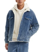 Levi's Men's Relaxed Fit Fleece-Lined Denim Trucker Jacket