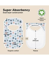 KeaBabies Baby Boys 8-Pack Bibs for Boys, Girls, Pull-on Bibs, Drool Boy, Girl, Bib Unisex