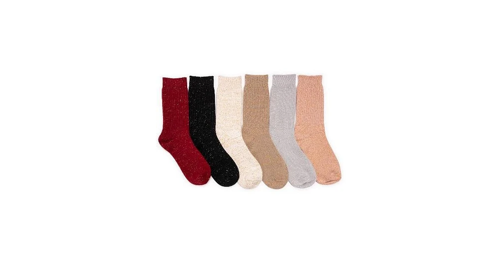 Muk Luks Women's Microfiber Boot Socks (6 Pack