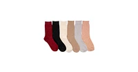 Muk Luks Women's Microfiber Boot Socks (6 Pack