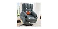 Streamdale Furniture Power Lift Recliner for Elderly with Heat, Massage, Usb Charging