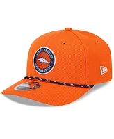 New Era Men's Orange Denver Broncos 2024 Sideline 9SEVENTY Stretch-Snap Hat