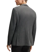 Boss by Hugo Men's Micro-Patterned Slim-Fit Jacket