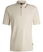 Boss by Hugo Boss Men's Zip-Neck Interlock Polo