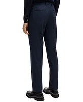 Boss by Hugo Boss Men's Melange Slim-Fit Trousers