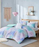 Intelligent Design Cassiopeia Watercolor Tie Dye -Pc. Duvet Cover Set