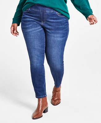 Tommy Hilfiger Plus Th Flex Gramercy Pull-On Jeans