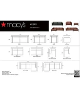 Keery Leather Sofa Collection Created For Macys