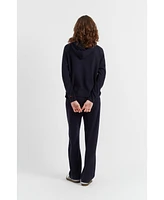Chinti & Parker Women's Wool Cashmere Luxe Lounge Boxy Hoodie