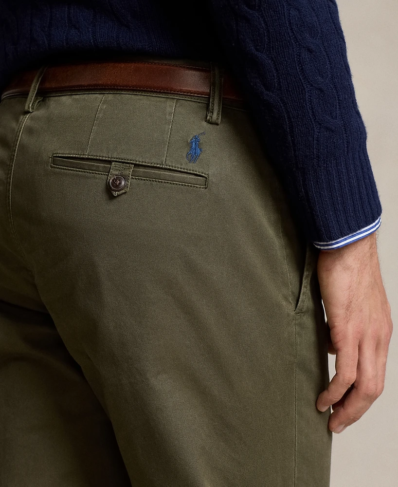 Polo Ralph Lauren Men's Stretch Straight Fit Washed Chino Pants