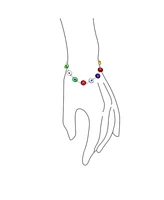 Bling Jewelry Protection Good Luck Amulet Turkish Translucent Glass Bead Evil Eye Bracelet Sterling Silver