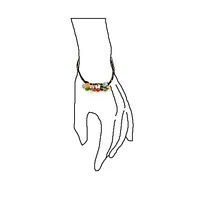 Bling Jewelry Boho Leather Red Turkish Dangle Multi Color Evil Eye Charm Bracelet Yellow Gold Plated Sterling Silver Adjustable