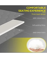 5-Level Reclining Lounge Chair with Padded Seat