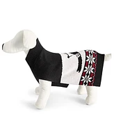 Holiday Lane Downhill Ski Pullover Pet Sweater, Created for Macy's