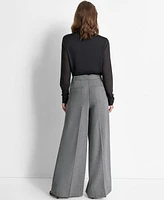 Dkny Women's High-Rise Wide-Leg Pants