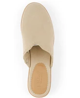 Toms Women's Addison Suede Wood Mule Clog