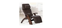 Human Touch Pc-350 Omni-Motion Limited, Dark Walnut, Espresso Pad, Top Grain Leather Zero Gravity Recliner