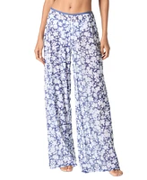 Michael Kors Women's Floral Print Cover-Up Pants